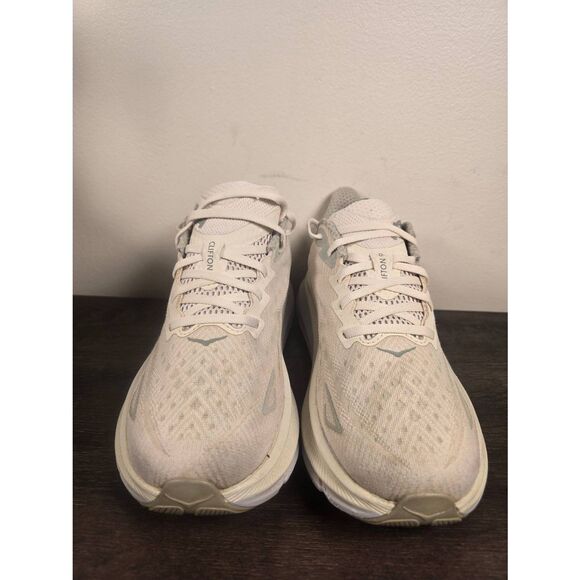 Hoka One One Clifton 9 1127895 OKB Beige Running Shoes Sneakers Men's Size 9 - Picture 3 of 8